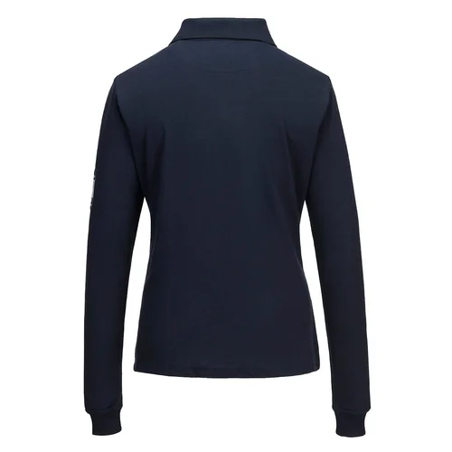 PORTWEST FR758 Moteriški polo marškinėliai ilgomis rankovėmis XXL Navy image 2