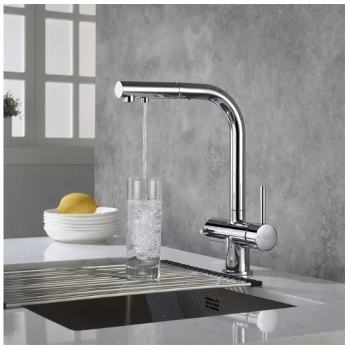 BlueWater APALA 4 išėjimų virtuvinis maišytuvas chromo image 3