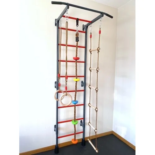 Sporto kompleksas gimnastikos RESTPRO® KID-1 žaliai juodas image 3