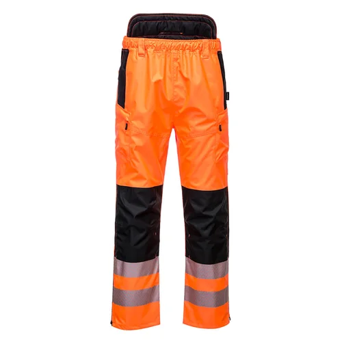 PORTWEST PW342 XL Geltona/Juoda Gero matomumo darbo kelnės image 1