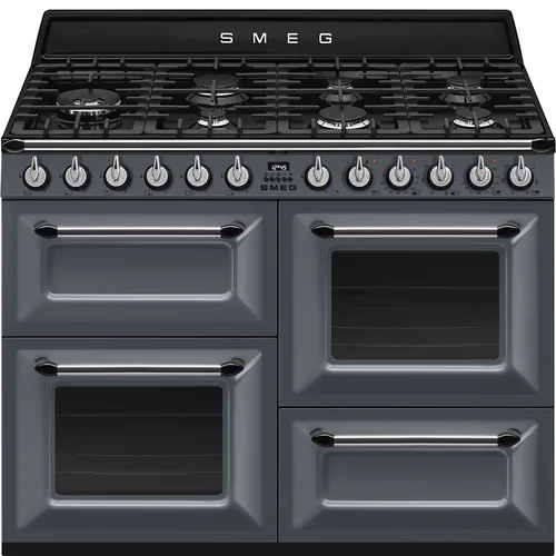 SMEG TR4110GR Dujinė viryklė su elektrine orkaitė, 110 cm, Pilka image 1