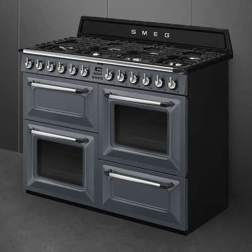 SMEG TR4110GR Dujinė viryklė su elektrine orkaitė, 110 cm, Pilka image 2