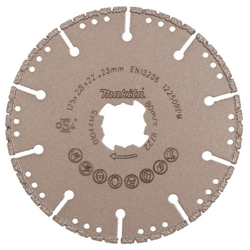 Makita E-19738 X-LOCK deimantinis diskas 125 mm kampiniams šlifuokliams image 2