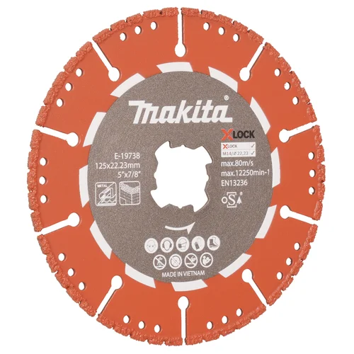 Makita E-19738 X-LOCK deimantinis diskas 125 mm kampiniams šlifuokliams image 3