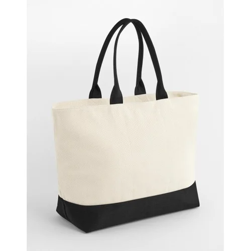 Quadra QD634 pirkinių krepšys, 31 L, Natural/Black image 3