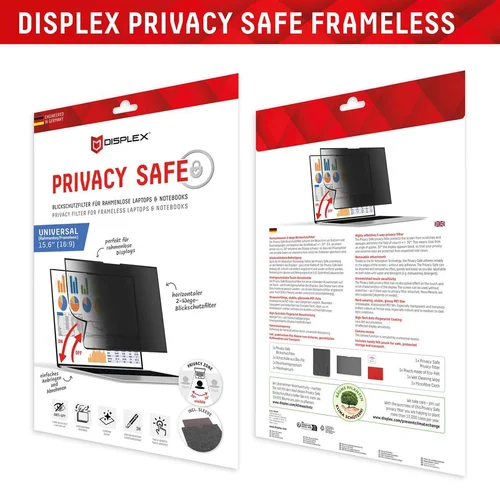DISPLEX Privatumo Saugos Uni (Frameless) 15,6", 16:9 image 2