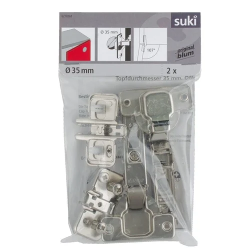 Blum Lankstas Clip Soft Close D35 107 2VNT image 1