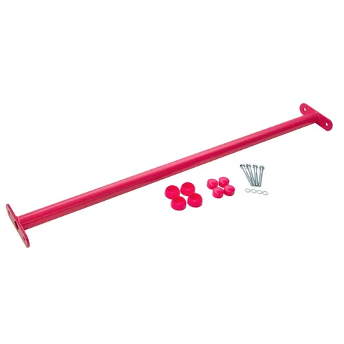 Metalinis skersinis 90 cm, rožinis image 1