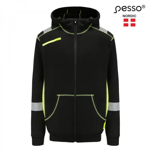 PESSO Džemperis JERSEY HV geltonas/juodas L image 2