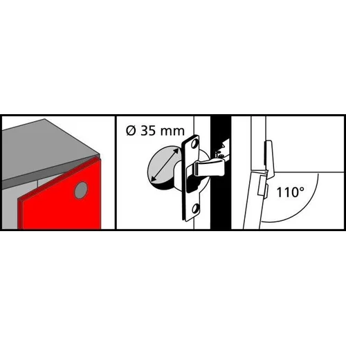Blum Lankstas išor Clip Soft Close D35 110 2 vnt image 3