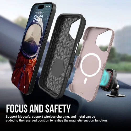 Perfectionists Triangle Mag Case Apple iPhone 11 rožinio aukso image 2
