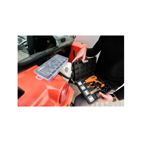 NEO TOOLS Plastikinis lituoklis 50 W komplektas + 200 kabių image 3