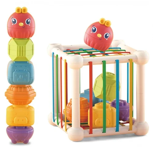 WOOPIE lankstus sensorinis kubelių rūšiuotojas 7 vnt. image 1