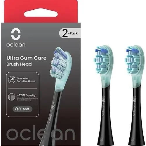 Oclean UG02 B02 dantų šepetėlio galvutės, 2 vnt., juoda image 3