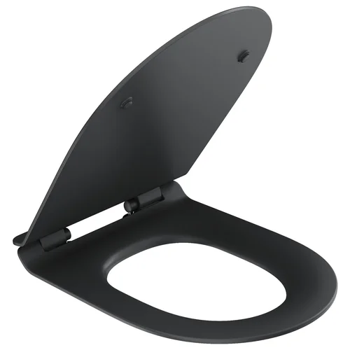 Klozeto dangtis RAVAK Vita Slim, Juoda image 2