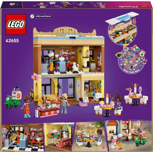 LEGO® Friends Restaurant and Cooking School 42655, 896 vnt. image 2