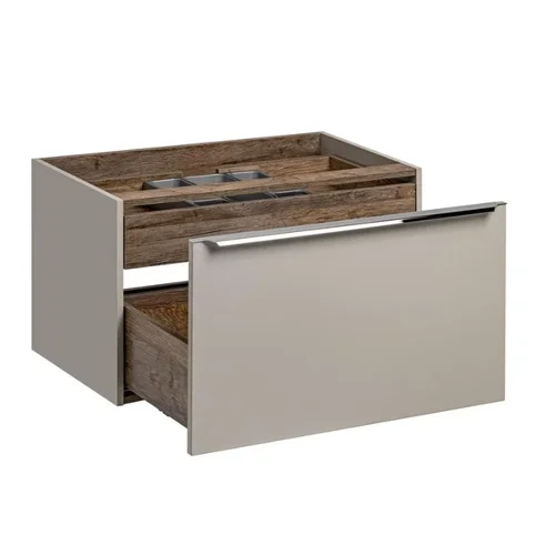 COMAD SANTA FE TAUPE vonios spintelė 80 cm Pilka image 3