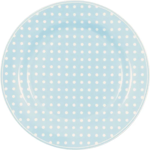 GreenGate DOTTY pale blue lėkštė image 1