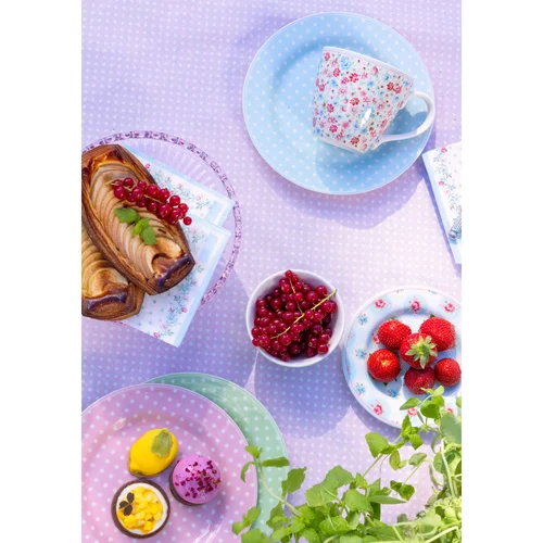 GreenGate DOTTY pale blue lėkštė image 3
