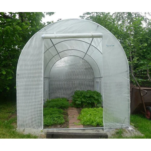 Šiltnamis su armuota plėvele, 18 m2, 3x6 m, baltas image 2