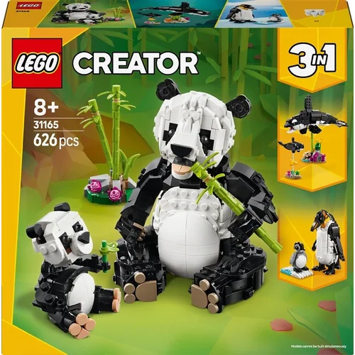 LEGO Creator Wild Animals: Panda Family 31165, 626 vnt. image 1
