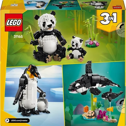 LEGO Creator Wild Animals: Panda Family 31165, 626 vnt. image 2
