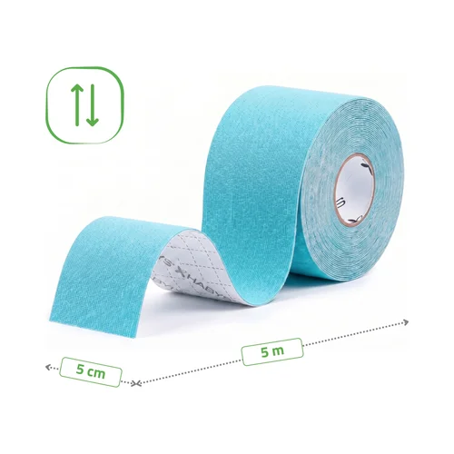 Habys Face Elastic kinezio juosta 5 cm × 5 m, mėlyna image 2