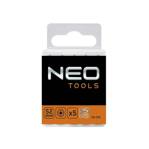 NEO PZ2x25 mm, 1/4" Atsuktuvų antgalių komplektas, 20 vnt image 2