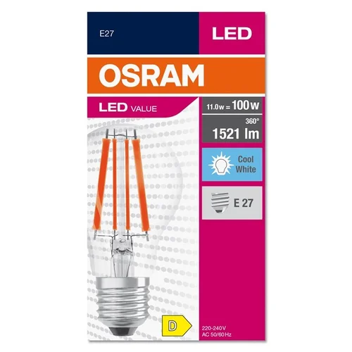 OSRAM LED lemputė A60, E27, 11 W, 1521 lm, 4000 K image 3