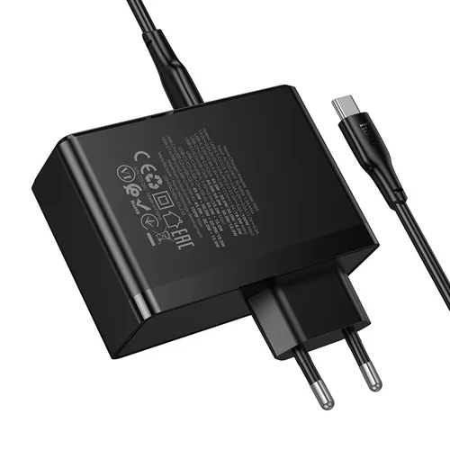Hoco N85 100W Įkroviklis 3x USB-C/USB-A Juoda image 3