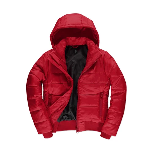 Moteriška vandeniui ir vėjui atspari B&C JW941 striukė - XS, Red/Black image 3