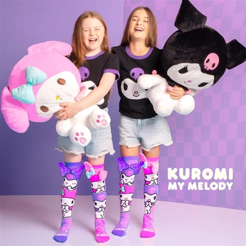 KOJINĖS KUROMI AND MY MELODY vienas dydis image 3