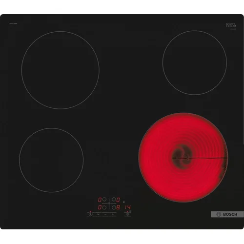 Bosch PKE611BB2E įmontuojama elektrinė kaitlentė 60 cm image 1