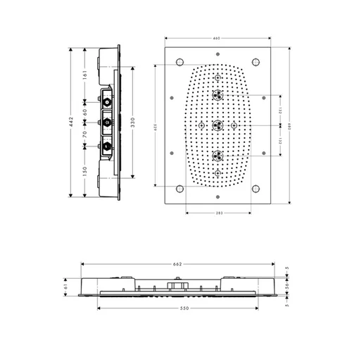 Hansgrohe Raindance Rainmaker 28418000 dušo galva su apšvietimu image 2