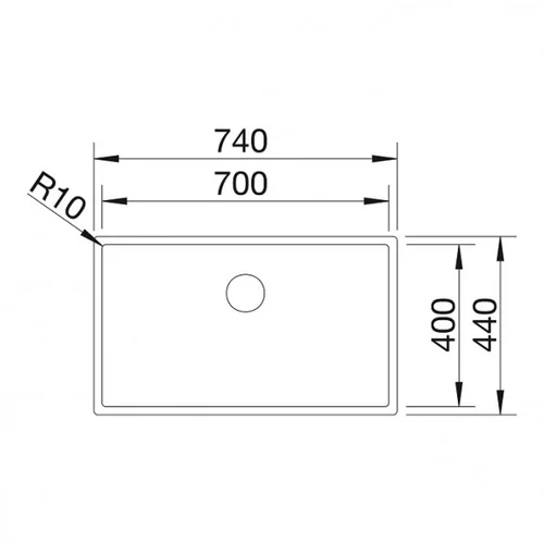 Blanco CLARON 700-IF Durinox 523391 image 2