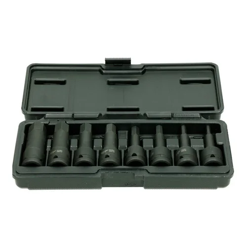 CHANGLU TOOLS 1/2" Prailgintų smūginių galvučių rinkinys HEX 8vnt. image 2