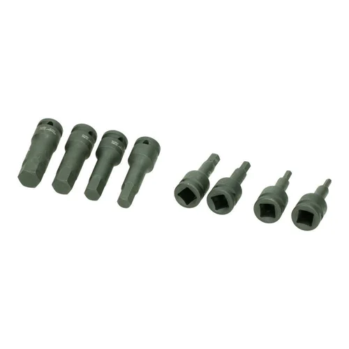 CHANGLU TOOLS 1/2" Prailgintų smūginių galvučių rinkinys HEX 8vnt. image 3