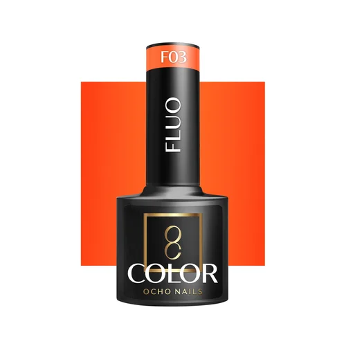 OCHO NAILS FLUO F03 hibridinis lakas, 5 g image 1