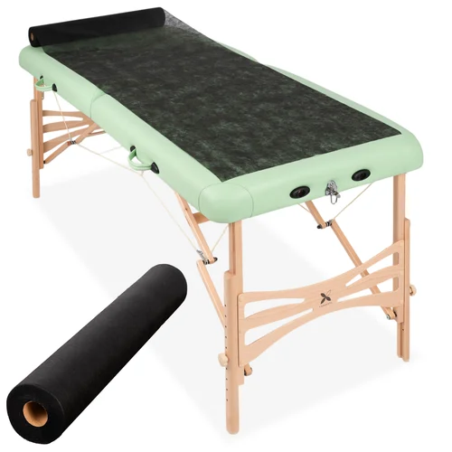 Habys neaustinė paklodė 70 cm × 50 m, 18 g/m², juoda image 1