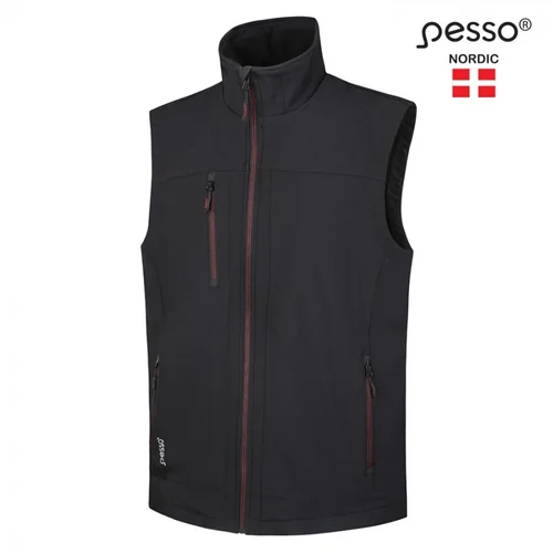 Pesso SOFTBLACK Soft Softshell liemenė, Juoda, S image 1