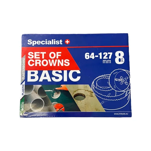 Specialist+ Gręžimo karūnų rinkinys, 8 vnt., Ø64-127 mm image 1