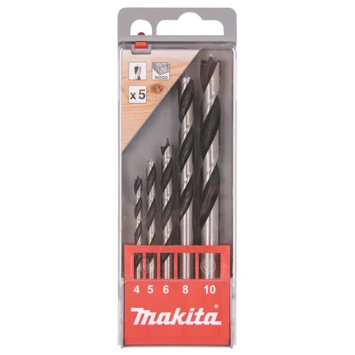Medžio grąžtų rinkinys Makita D-57211, 5 dalių image 1