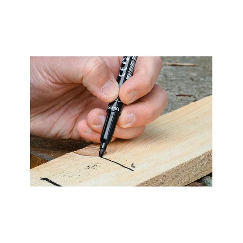 NEO TOOLS 13-855 statybiniai žymekliai, juodi, nuolatiniai, aliejiniai, 4 mm, 30 vnt. image 3