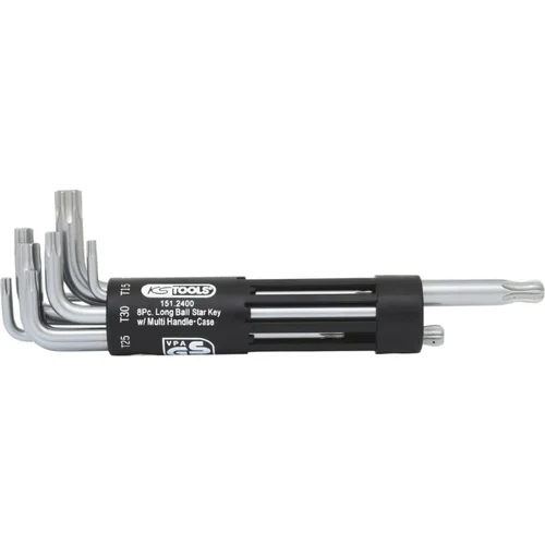 KS Tools TORX L-raktų komplektas 8 vnt TB10–TB50 image 2