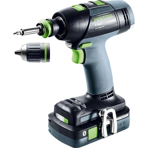 Festool T 18+3 HPC 4,0 I-Plus akumuliatorinis gręžtuvas-suktuvas image 2