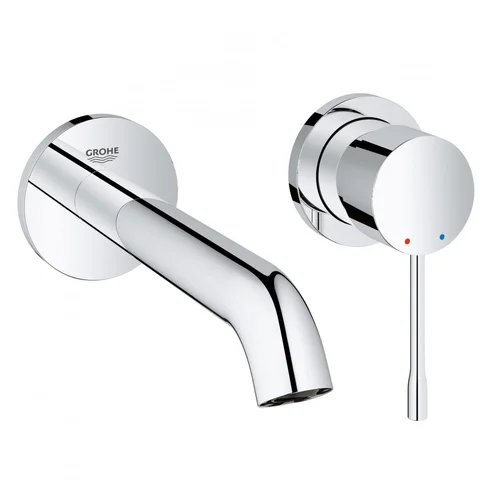 Grohe Essence New 19408001 sieninis praustuvo maišytuvas, chromo spalvos, snapo ilgis 183 mm image 1