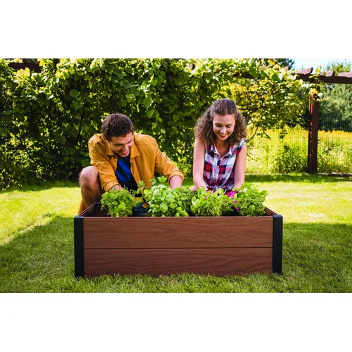 Keter Maple Trough Gėlynų tvorelė 1060 mm x 500 mm x 320 mm Ruda image 3