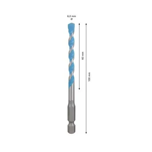 Bosch HEX-9 Multi Construction grąžtas, 6x60x100 mm image 2
