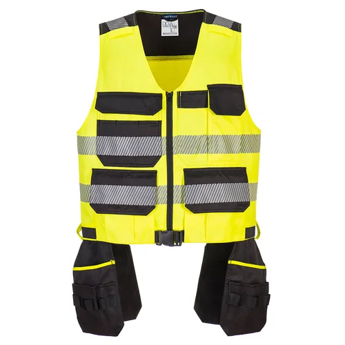 PORTWEST PW308 1 klasės liemenė įrankiams XXL Geltona/Juoda image 1