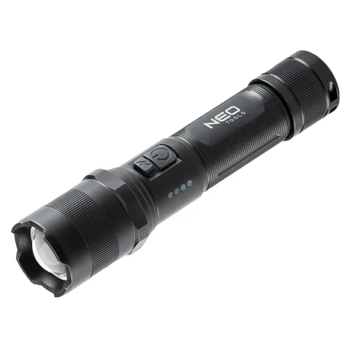 Neo Tools OSRAM P9 LED įkraunamas žibintuvėlis USB 1000 lm image 1